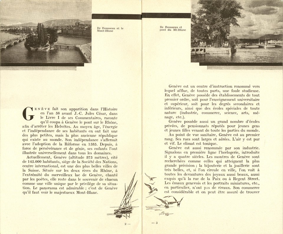 Genève, Siège de la Société des Nations