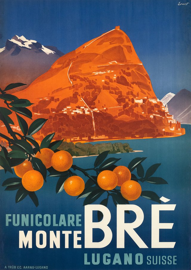 Funicolare Monte Brè, Lugano, Suisse