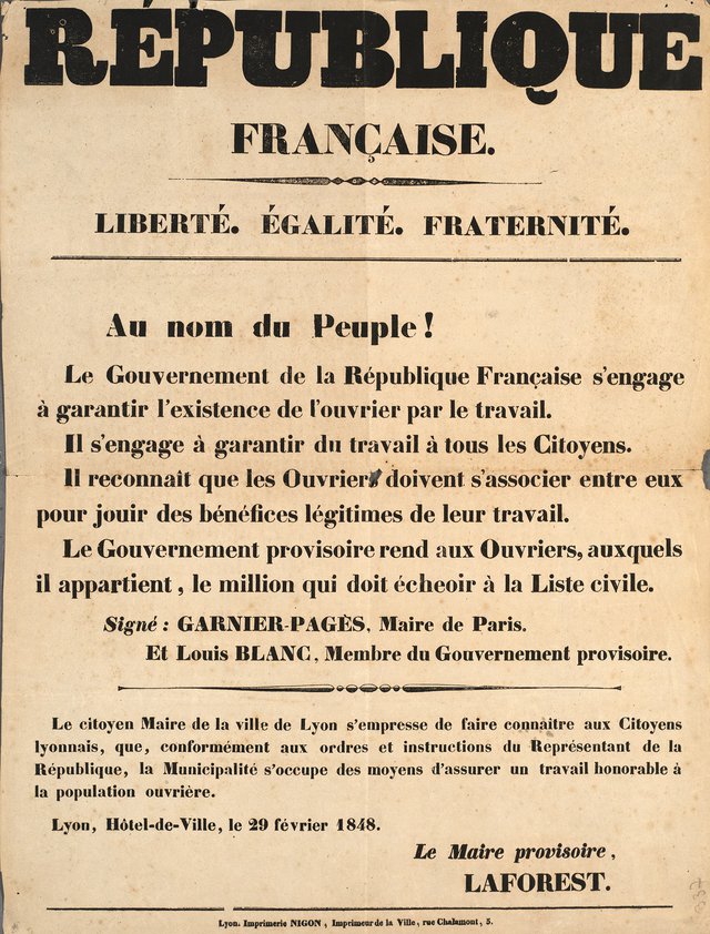 République Française, Au nom du peuple!
