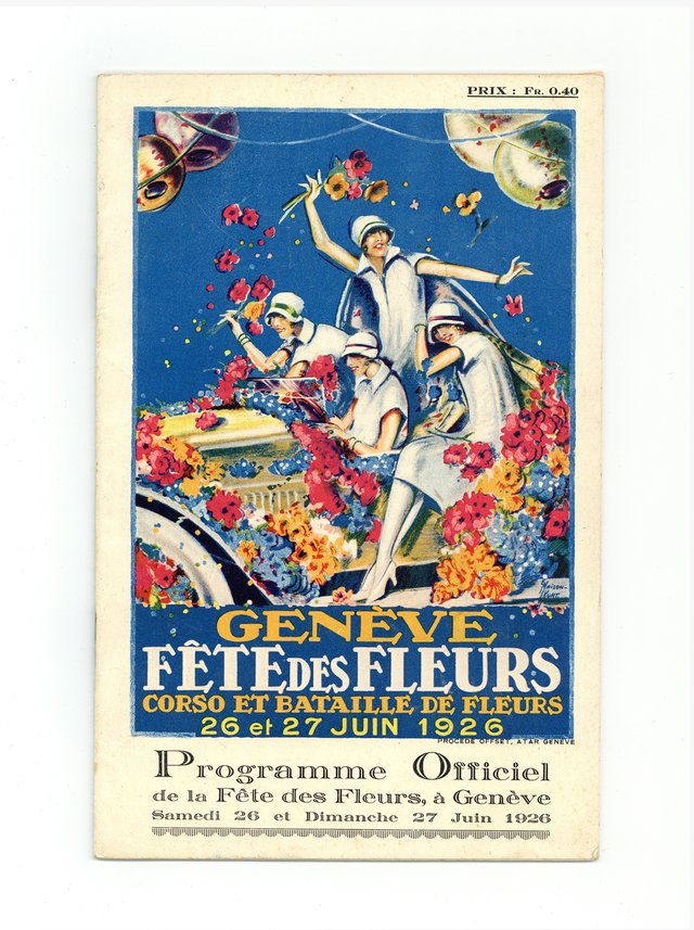 Programme officiel de la Fête des Fleurs de Genève