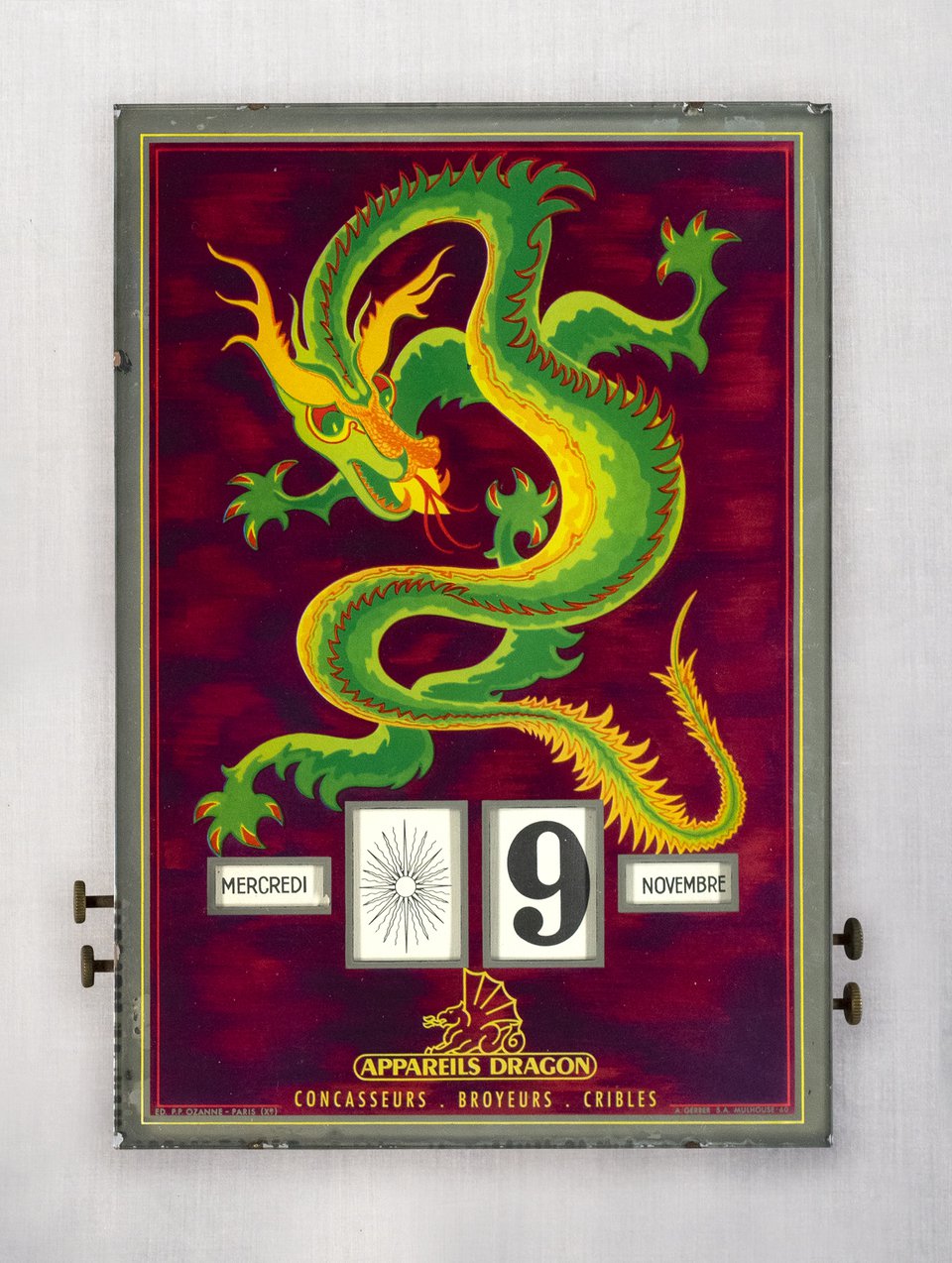 Appareils dragon – Vintage poster – ANONYMOUS – 1960