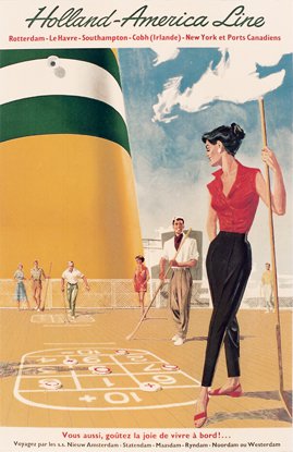 Holland - America Line, Rotterdam - Le Havre - Southampton - New York et Canada