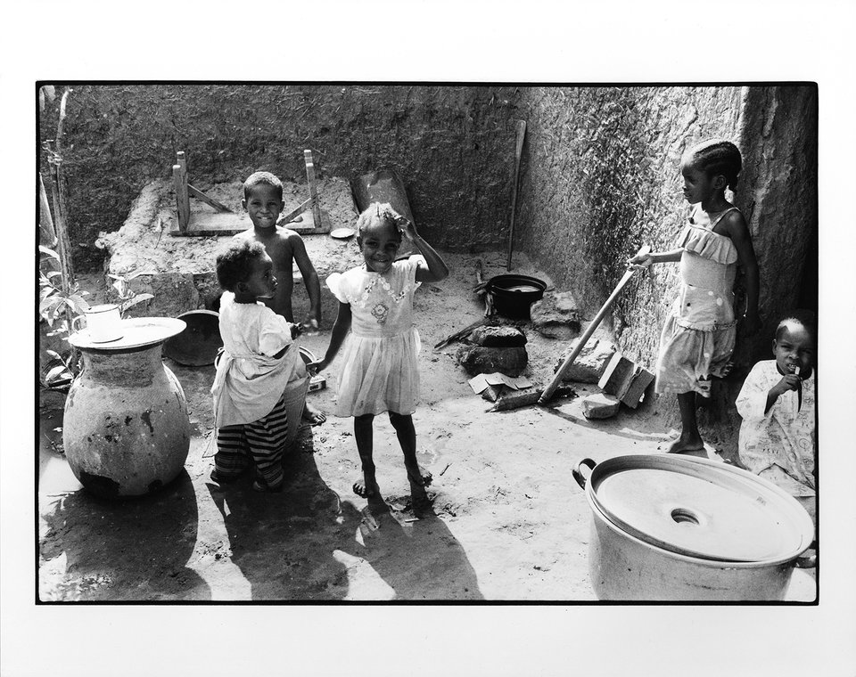 Baptême à N'Djamena, Tchad – Photographies originales – Dany GIGNOUX – 1982
