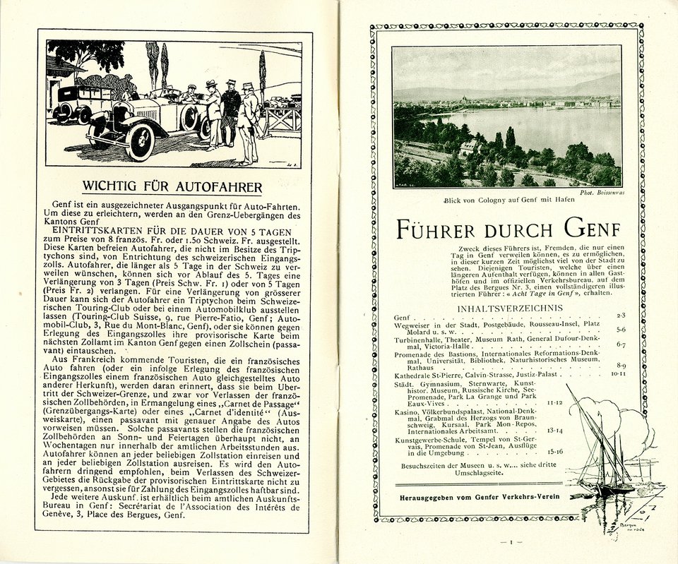 Genf, Sitz des Völkerbundes