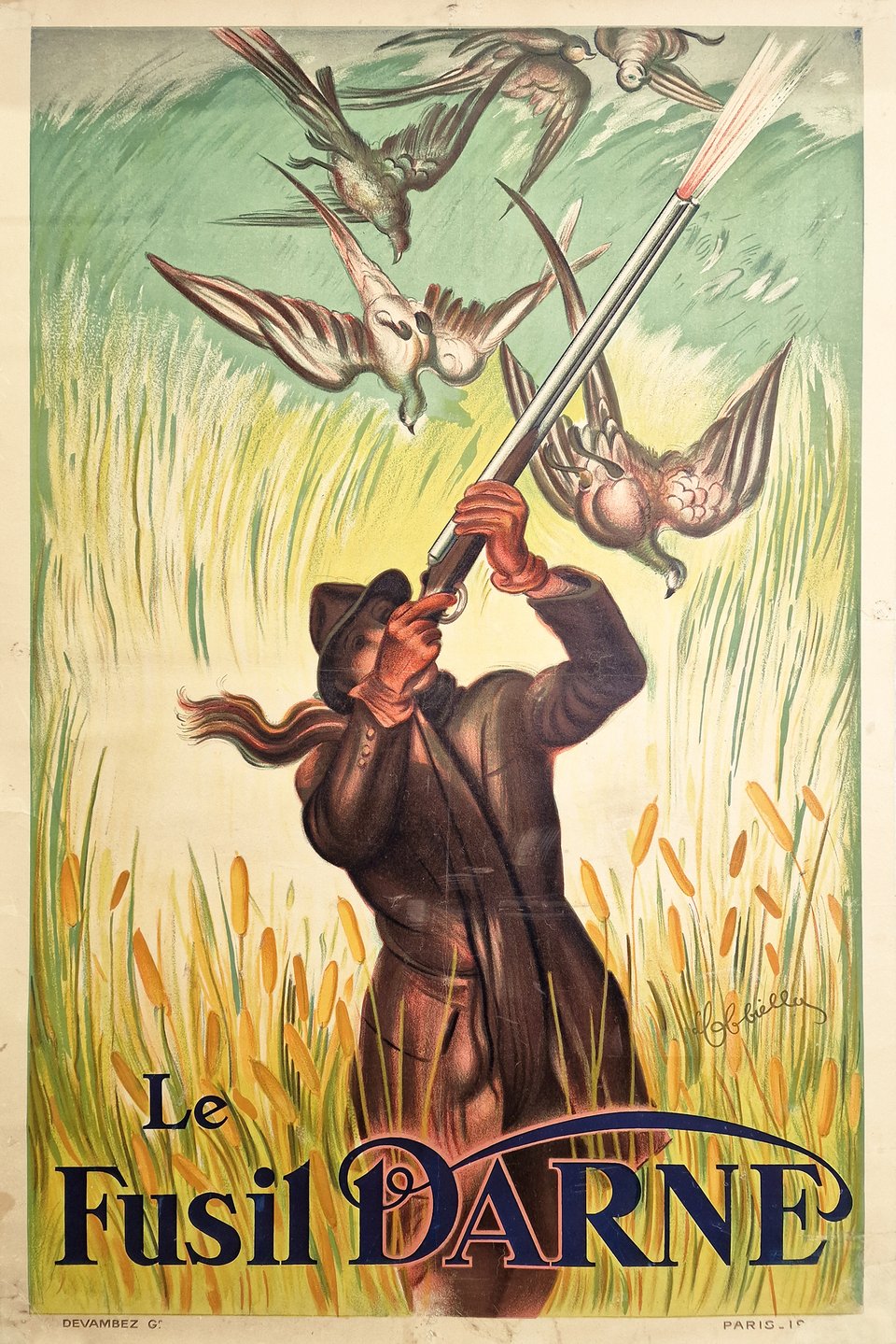 Le fusil Darne – Vintage poster – Leonetto CAPPIELLO – 1948