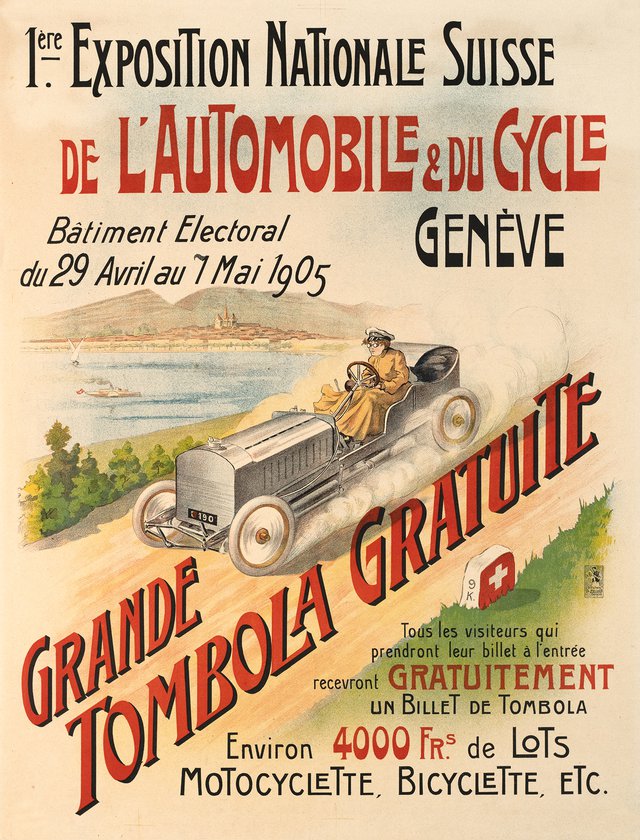 1ère exposition nationale 1905 de l'auto, grande tombola gratuite