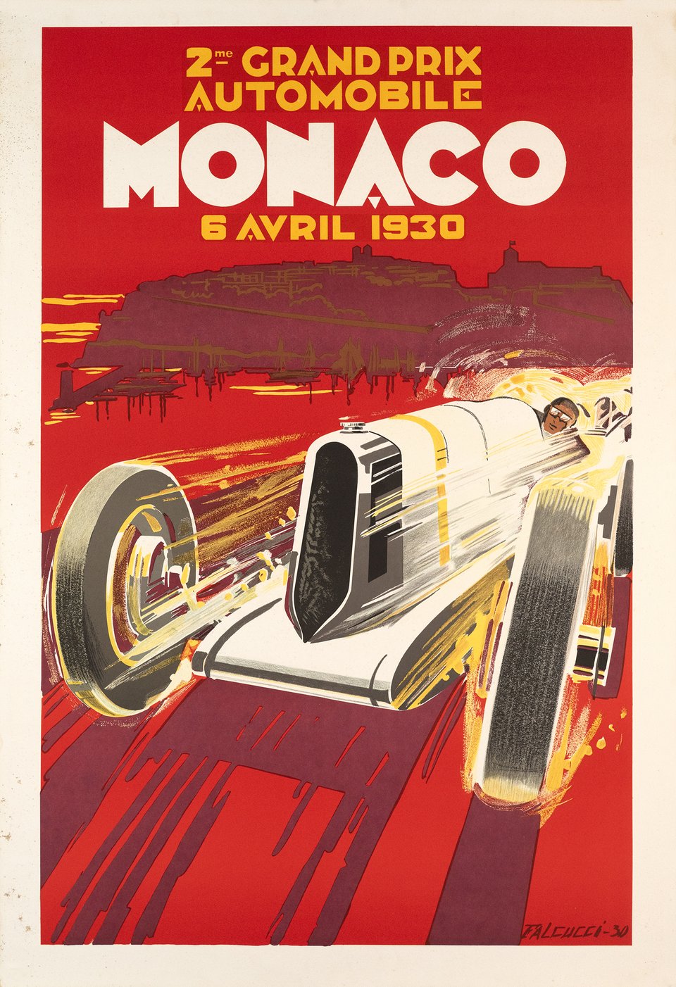 Monaco, 2me Grand Prix Automobile, 6 Avril 1930, REPRODUCTION