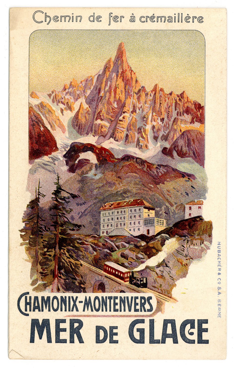 Chemin de fer à crémaillère, Chamonix-Montenvers Mer de Glace.