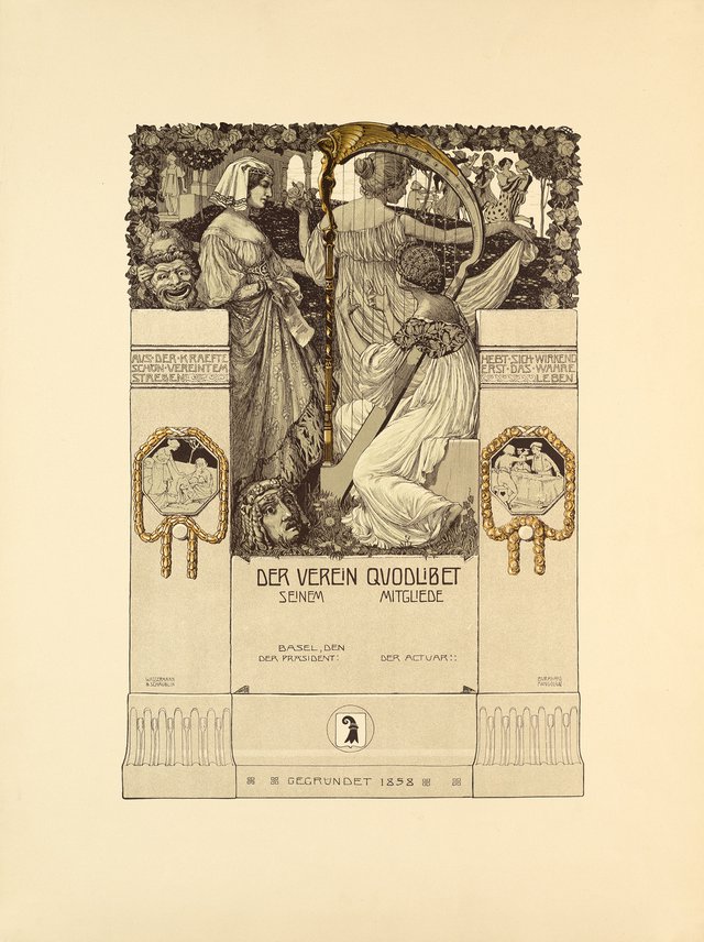 Der Verein Quodlibet, Seinem Mitgliede