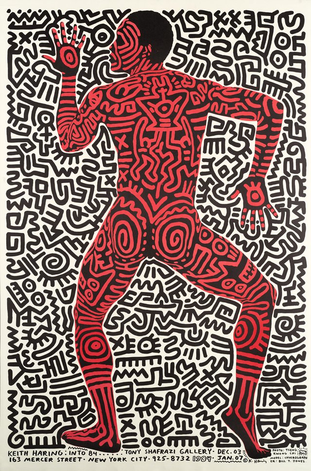 "Into 84" - Exposition Keith Haring à laTony Shafrazi Gallery