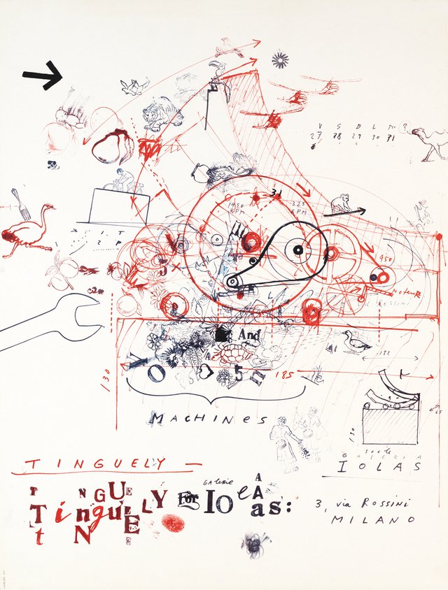 Tinguely, Galerie Iolas, Milano