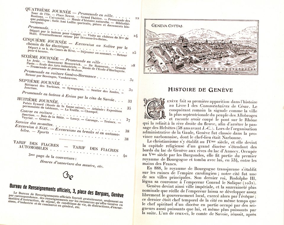 Petit guide de Genève