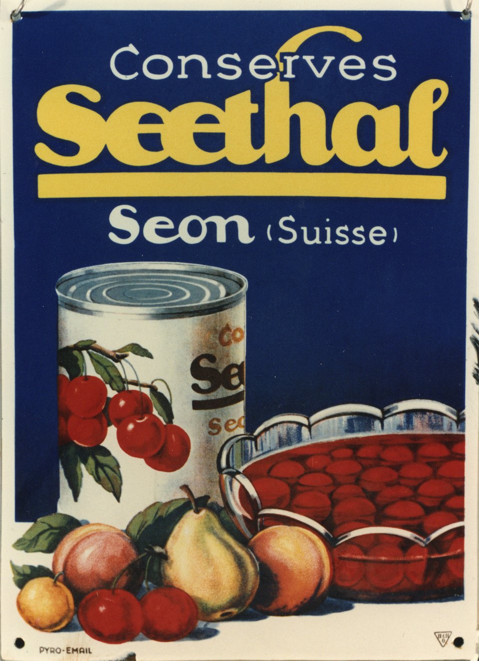Conserves Seethal – Affiche ancienne – ANONYMOUS – 1920
