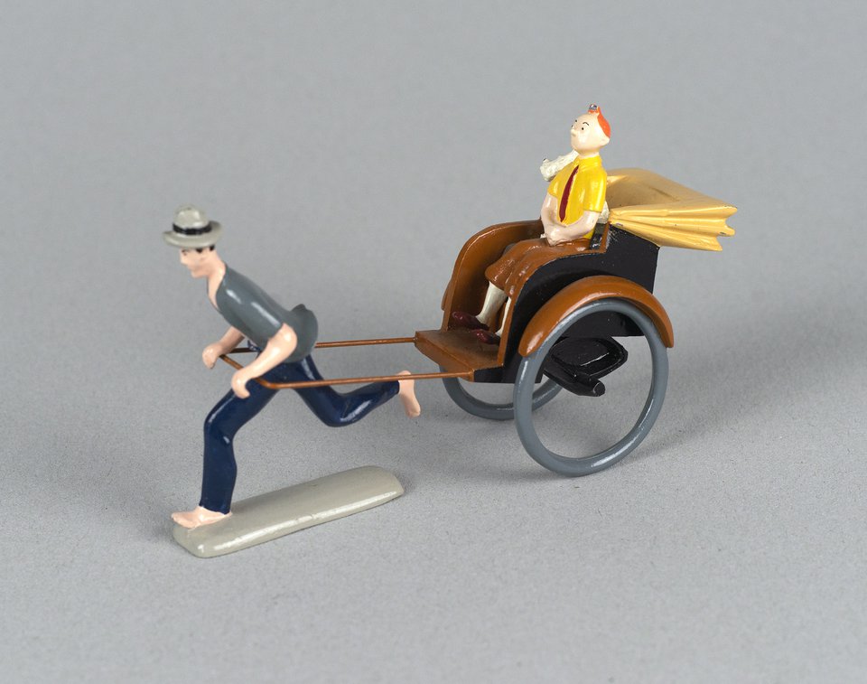 Le Lotus Bleu, Tintin et Milou dans le Pousse-Pousse, Les Classiques de Tintin, Pixi