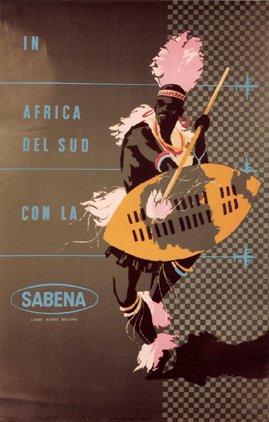 In Africa del Sud con la Sabena