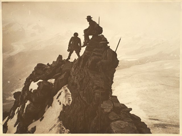 Zermatt, Descente de l'arrête du Cervin