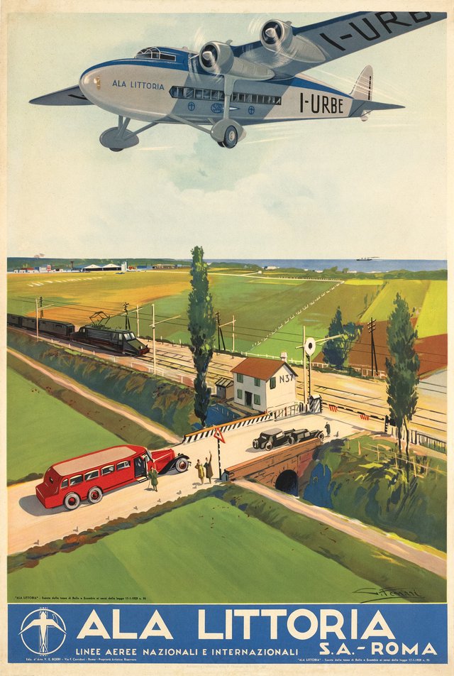 Ala Littoria, Linee Aeree Nazionali et Internazionale