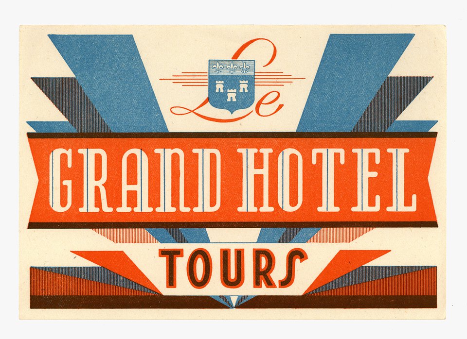 Grand Hotel, Tours – Vintage poster – ANONYMOUS – None