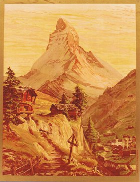 Zermatt poster without the text