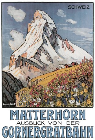 Matterhorn ausblick von der Gonergratbahn