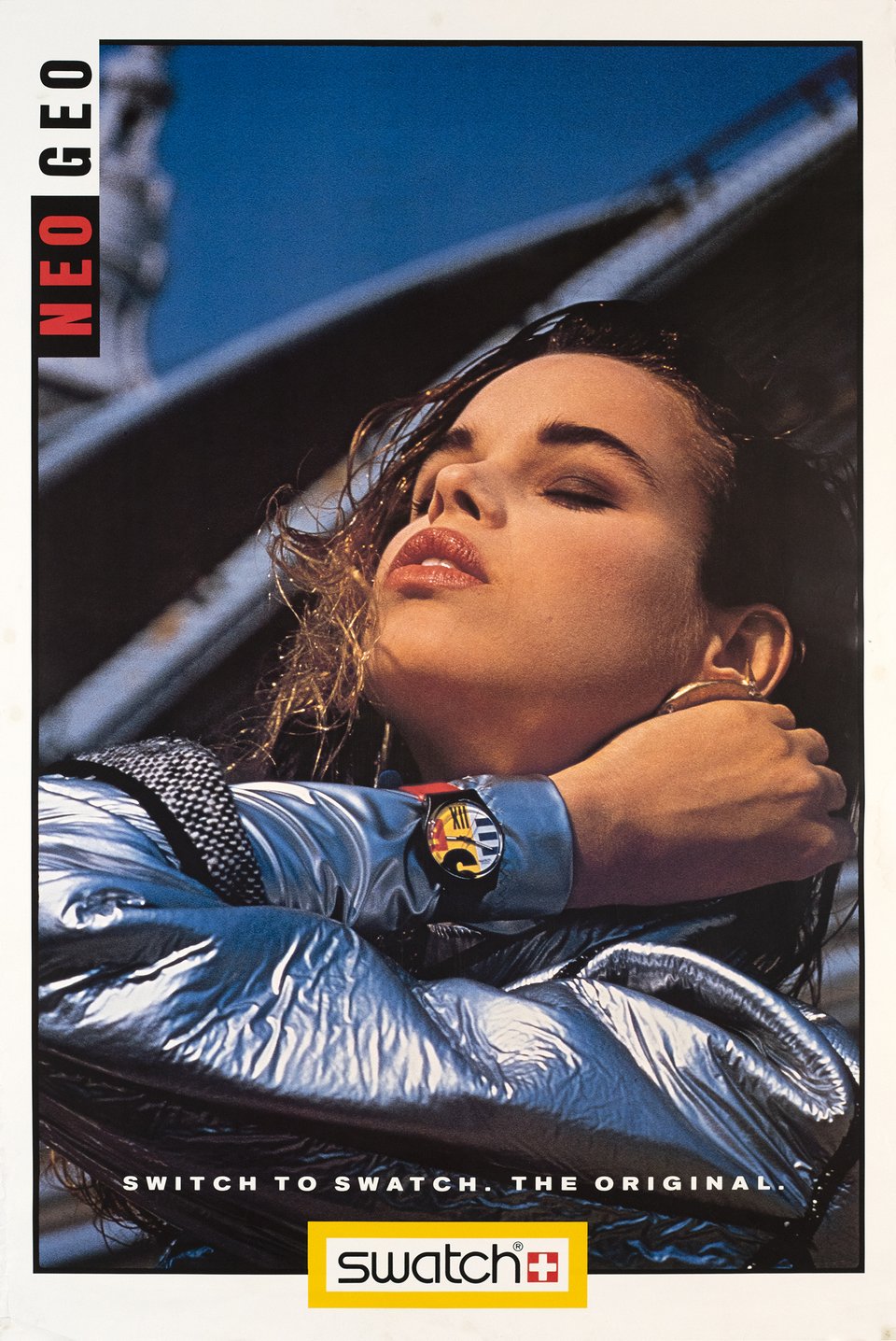 Swatch, Switch to Swatch, Neo Geo – Vintage poster – ANONYMOUS – 1990