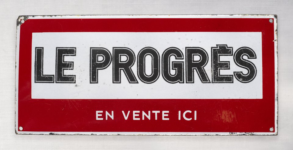 Le Progrès, En vente ici – Vintage poster – ANONYMOUS – 1950