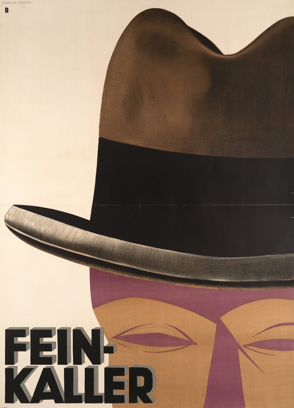 Fein-Kaller – Vintage poster – Otto BAUMBERGER – 1930