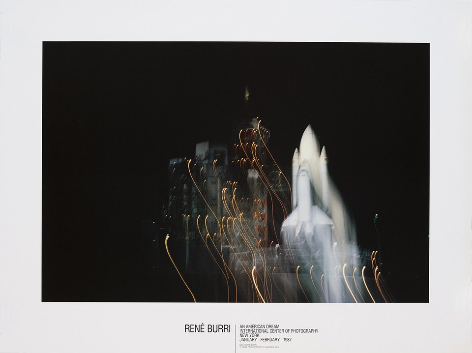 René Burri, International center of photography – Affiche ancienne – René BURRI – 1987