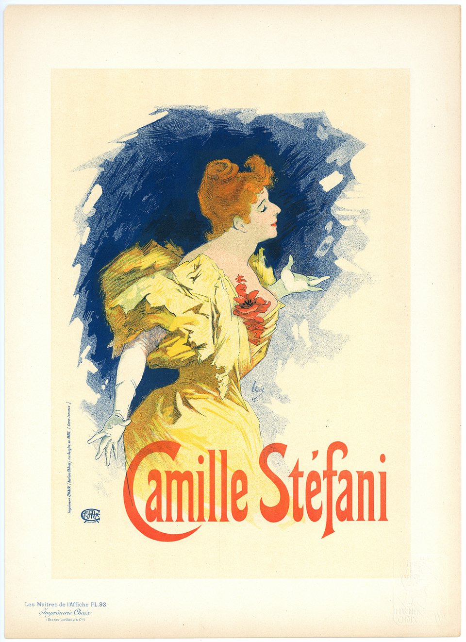 PL. 93 Camille Stéfani – Affiche ancienne – Jules CHERET – 1897