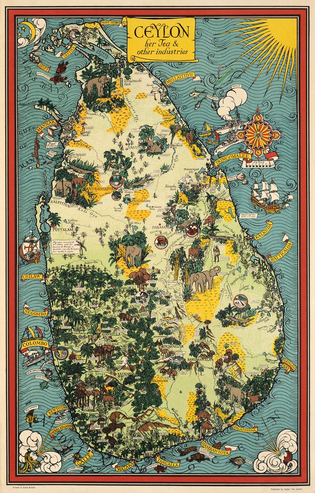 Ceylon, Her tea & other industries
