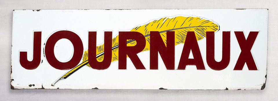 Journaux – Affiche ancienne – ANONYMOUS – 1960