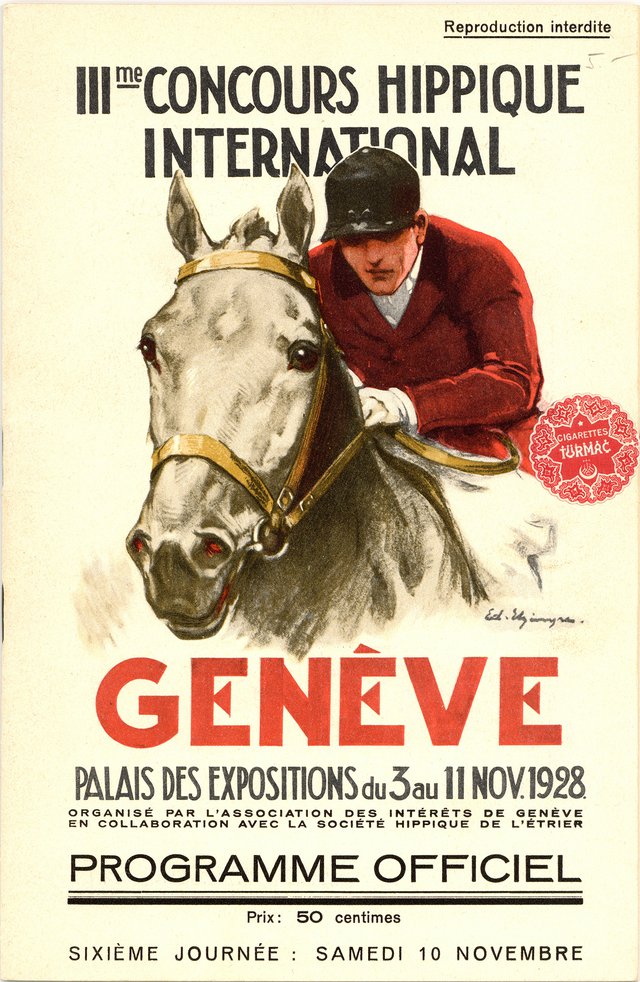 3ème concours hippique international, Genève