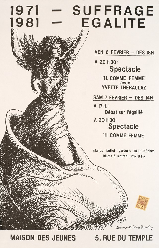 1971 - Suffrage, 1981 - Égalité
