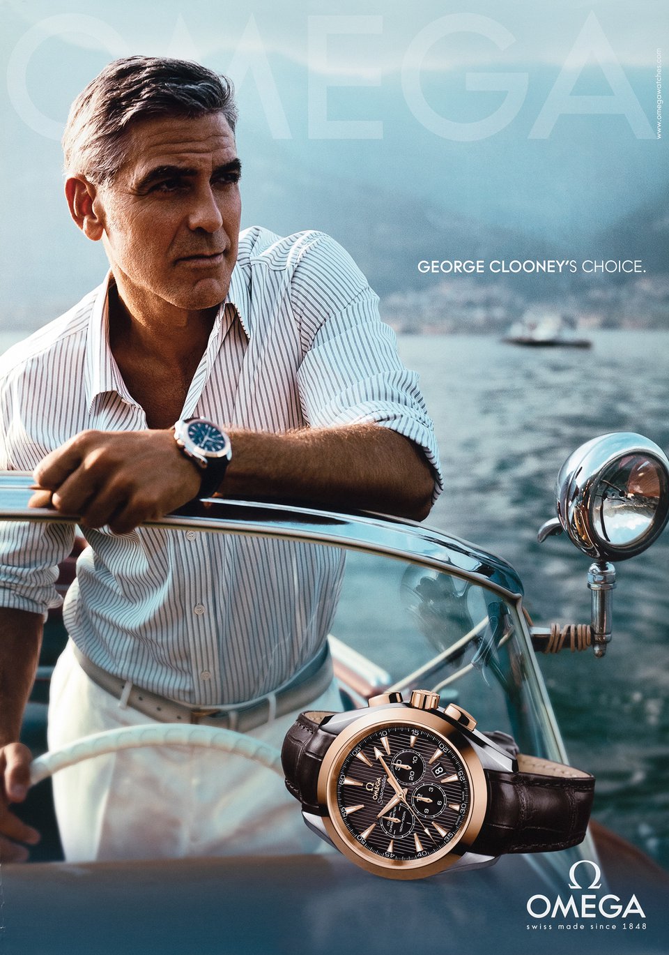 Omega, George Clooney's choice – Affiche ancienne – ANONYMOUS – 2011