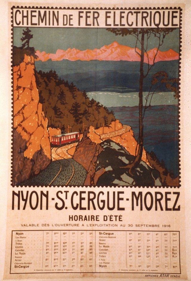 Chemin de fer électrique Nyon - St.Cergue - Morez