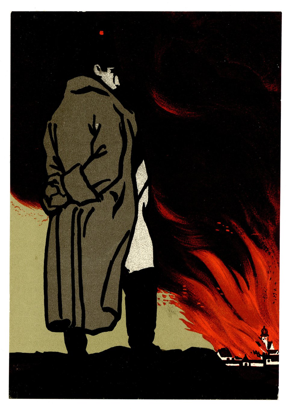 Napoléon, Carte Mono – Affiche ancienne – Richard SCHAUPP – 1908