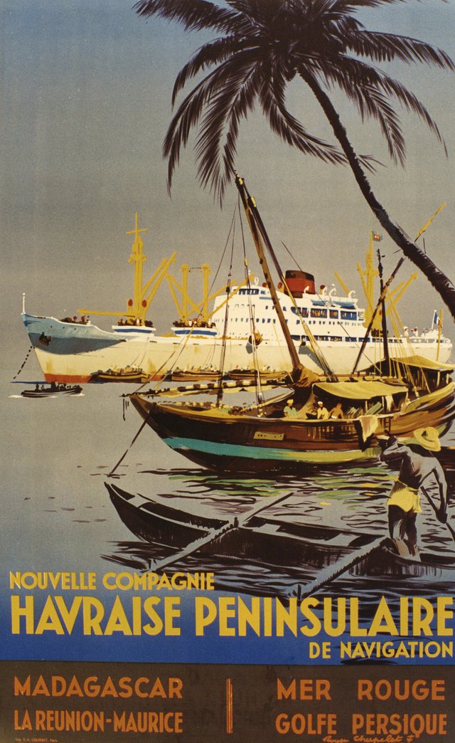 Nouvelle Compagnie Havraise péninsulaire de navigation, Madagascar, Golfe Persique