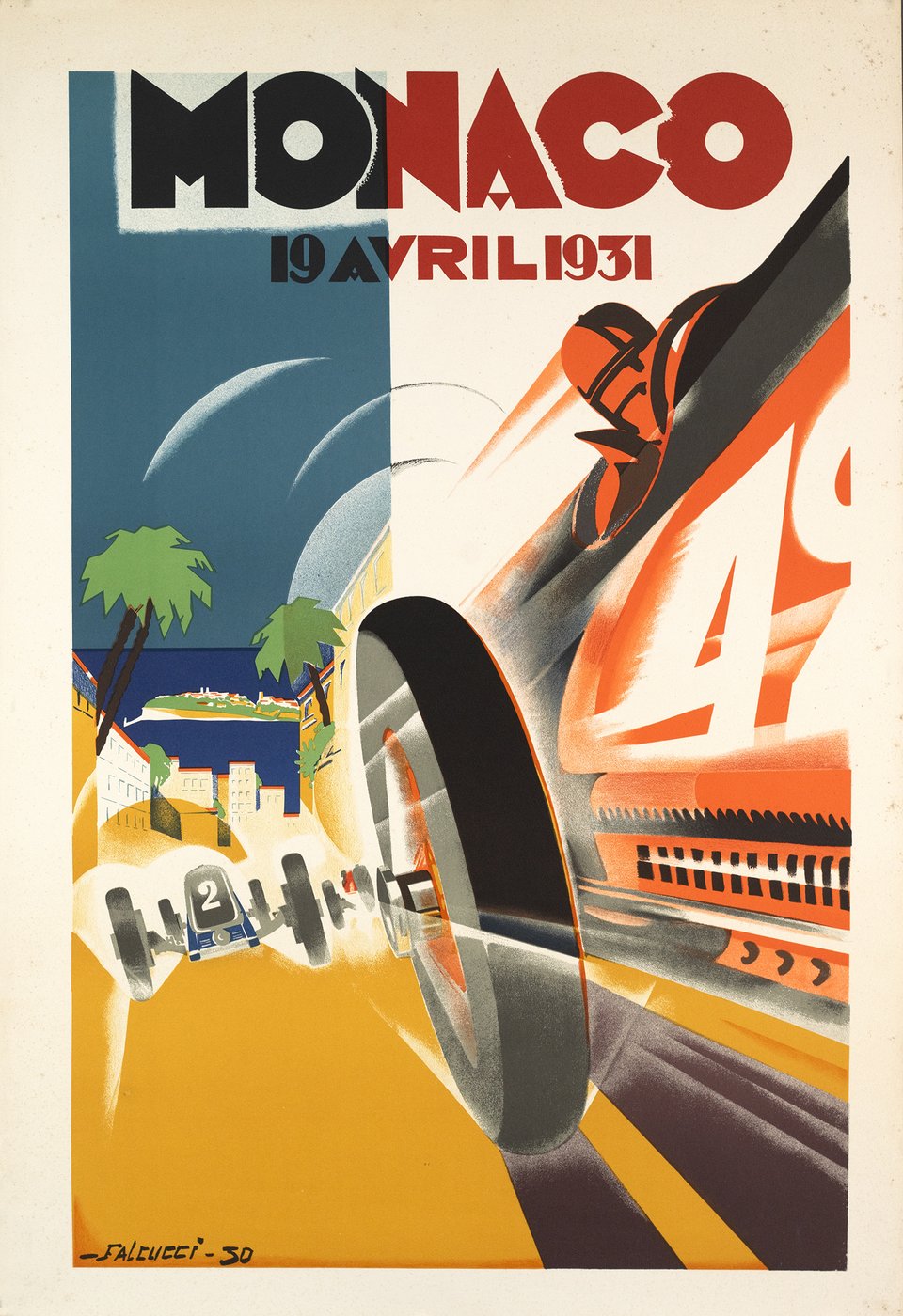 Monaco, Grand Prix Automobile, 19 Avril 1931, REPRODUCTION