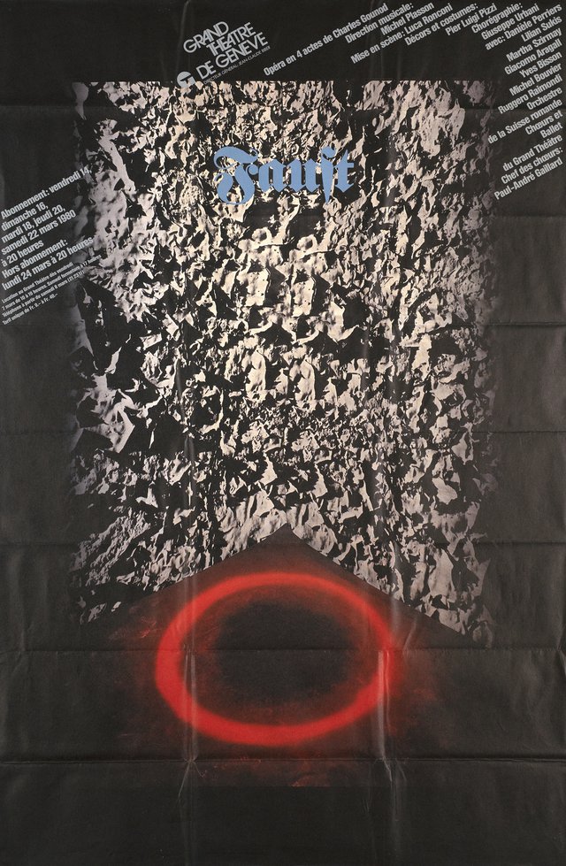 Faust, Grand Théâtre de Genève, Opéra en 4 actes de Charles Gounod