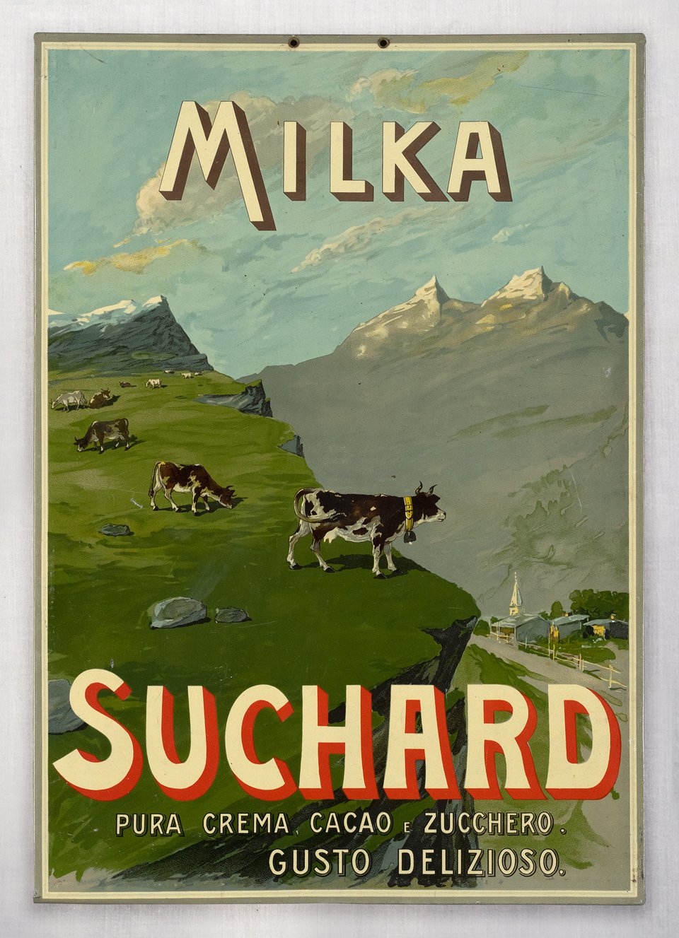 Milka Suchard, Pura crema, Cacao e zucchero, Gusto delizio – Affiche ancienne – ANONYMOUS – 1920