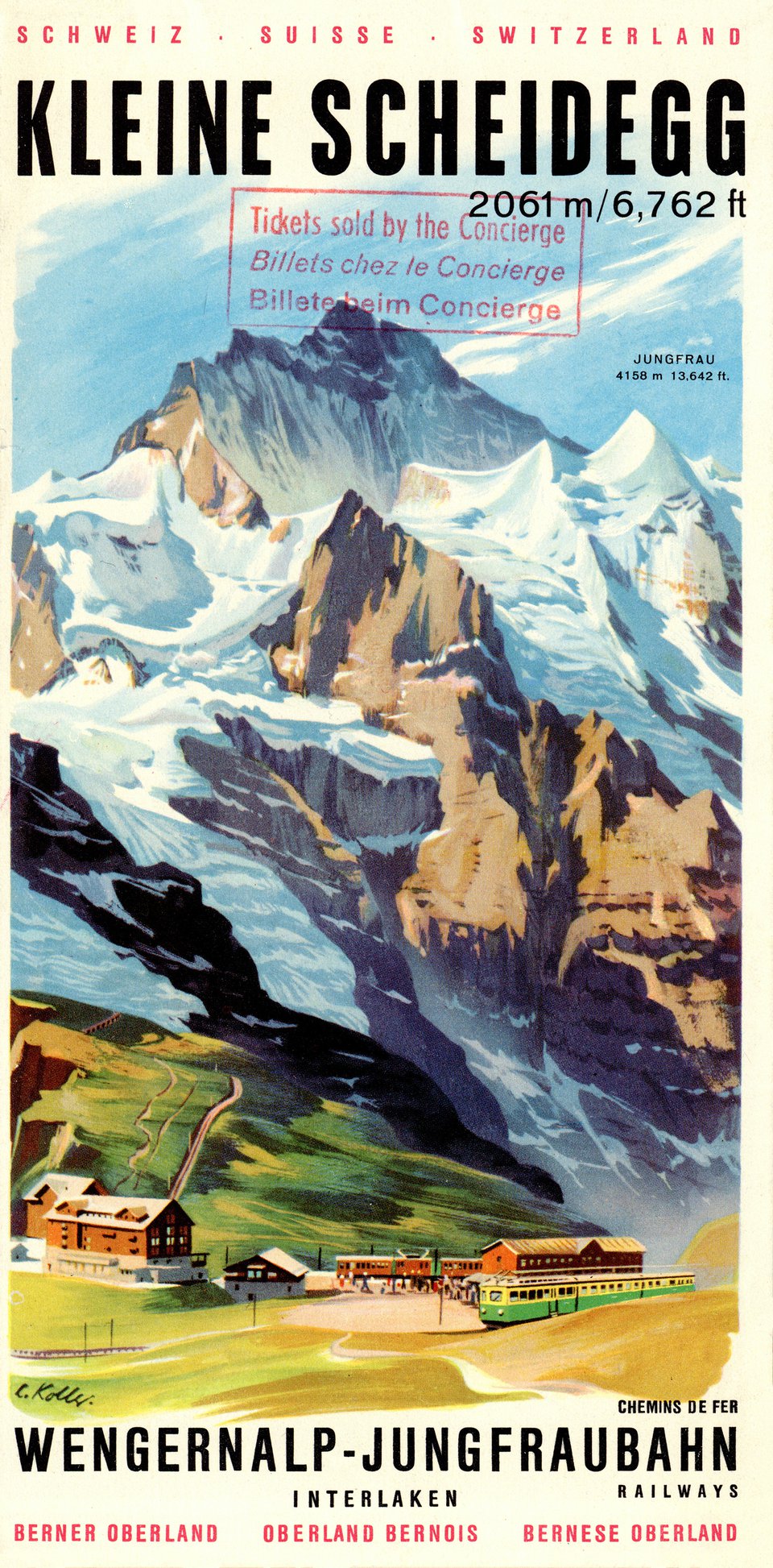 Jungfraujoch et Kleine Scheidegg, Suisse