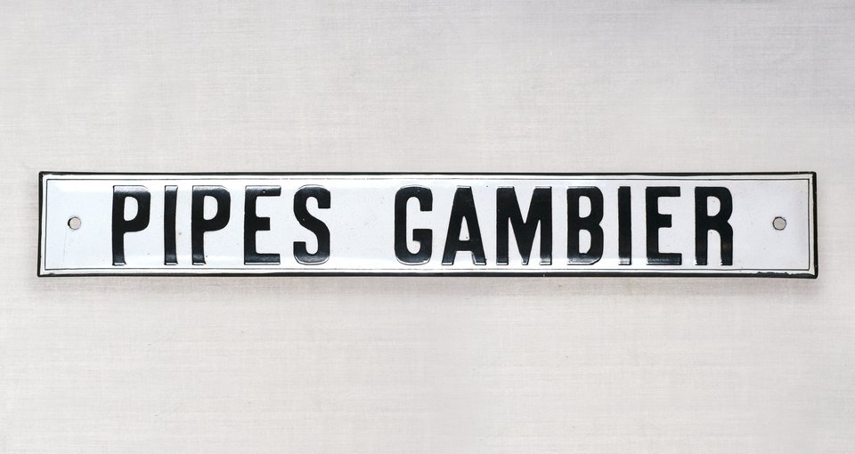 Pipes Gambier – Vintage poster – ANONYMOUS – 1900