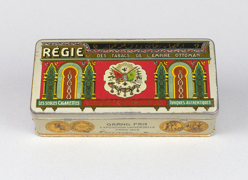 Constantinople - Les seules cigarettes turques authentiques – Affiche ancienne – ANONYMOUS – 1905