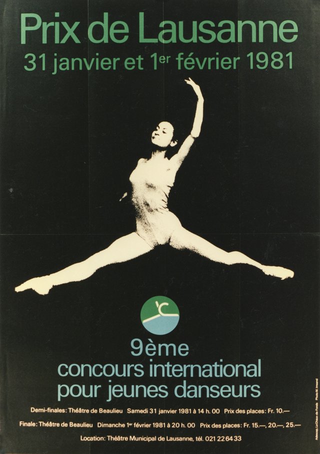 Prix de Lausanne, 9e Concours pour les jeunes danseurs
