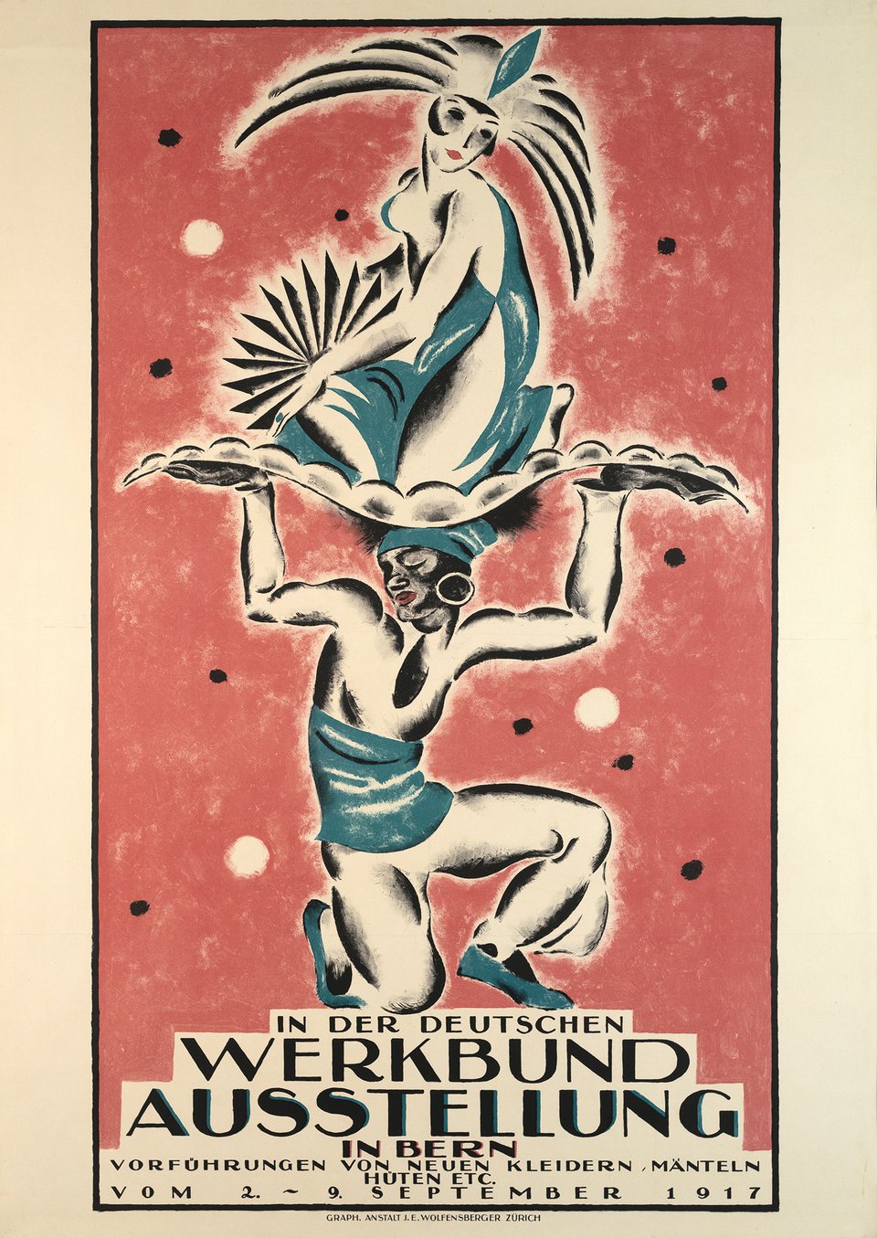 In der Deutschen Werkbund Ausstellung, Bern 1917 – Vintage poster – Albert HOPPLER – 1917