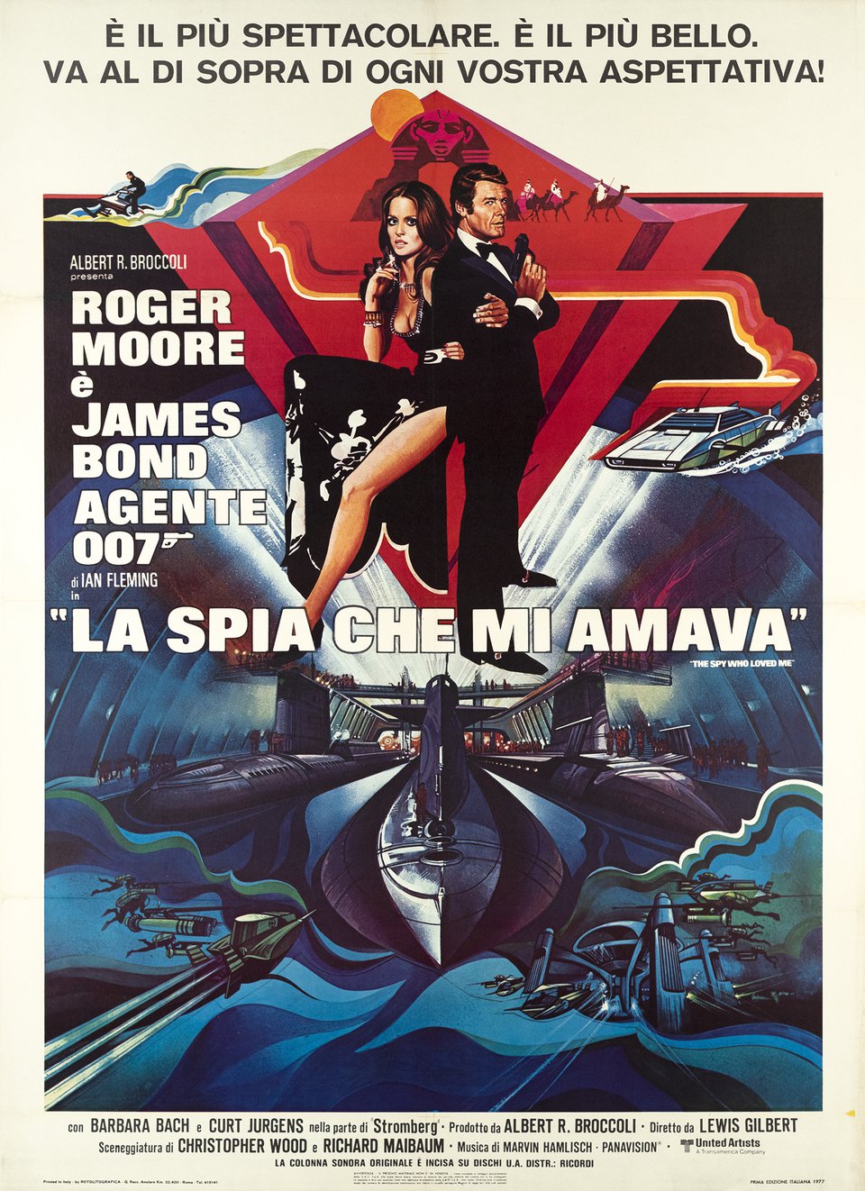 James Bond 007, La Spia che mi Amava – Vintage poster – Bob PEAK – 1977