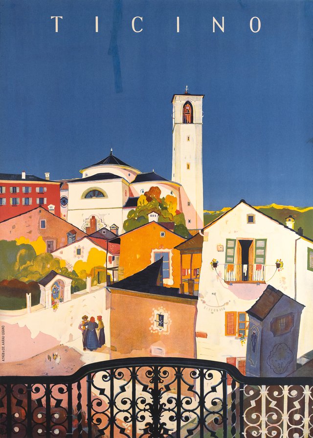 Vintage poster – Funicolare Monte Bré, Lugano – Galerie 1 2 3