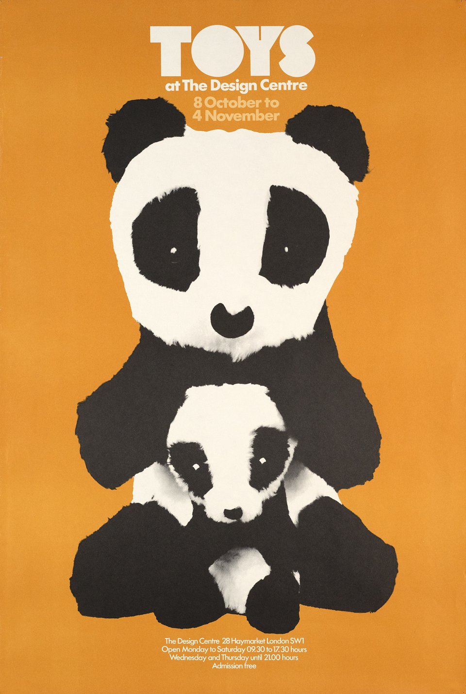 Toys at The Design Centre – Vintage poster – ANONYMOUS – 1975