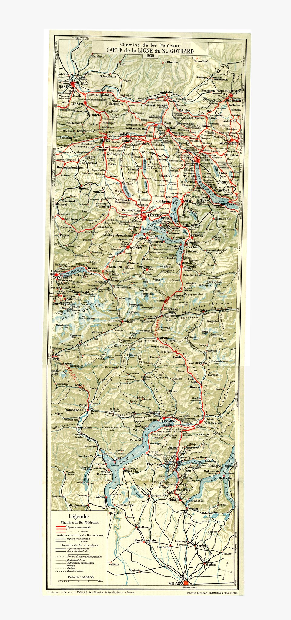 La Ligne électrique du St-Gothard