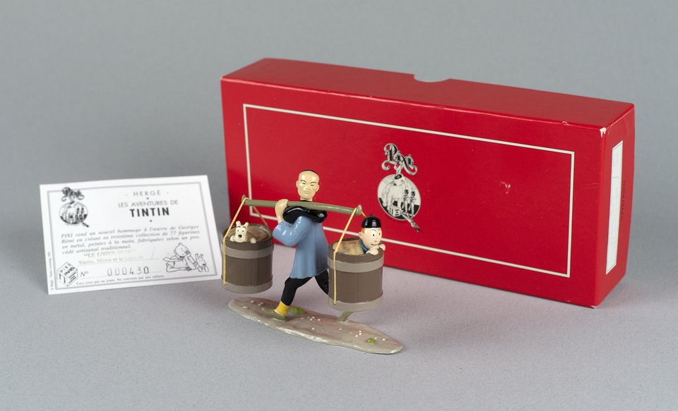 Le Lotus Bleu, Tintin Milou et le Chinois, Pixi